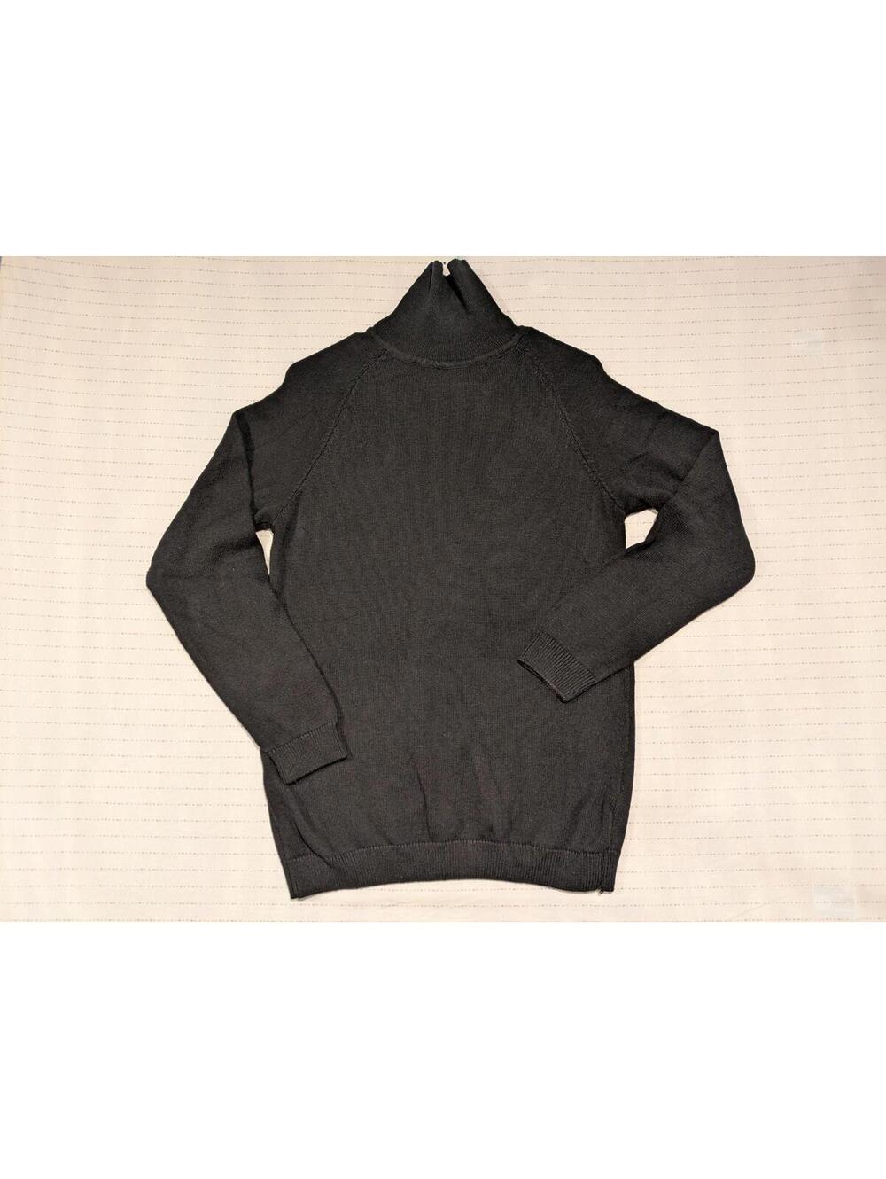 Suslo Coture Turtle Neck Black Sweater Womens XL